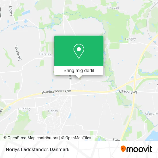Norlys Ladestander kort