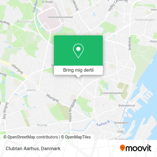 Clubtan Aarhus kort