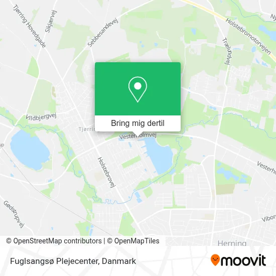 Fuglsangsø Plejecenter kort
