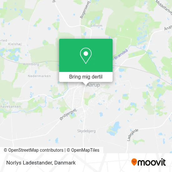 Norlys Ladestander kort