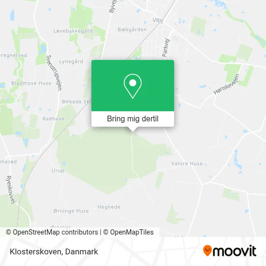Klosterskoven kort
