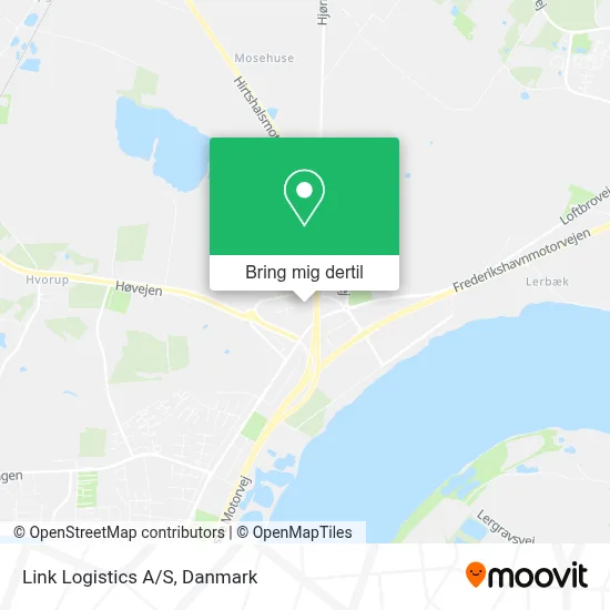 Link Logistics A/S kort