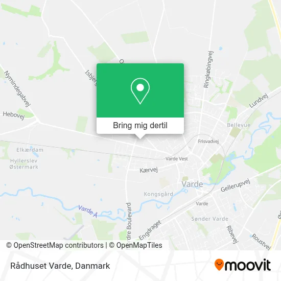 Rådhuset Varde kort
