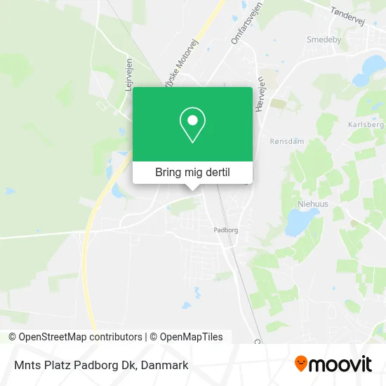 Mnts Platz Padborg Dk kort