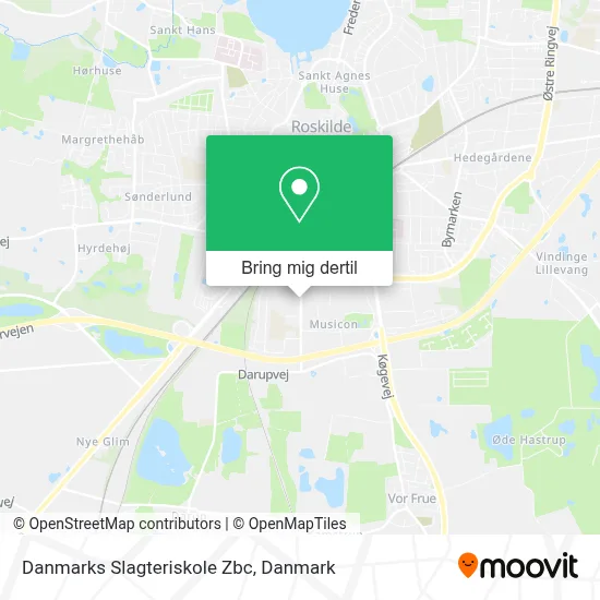 Danmarks Slagteriskole Zbc kort