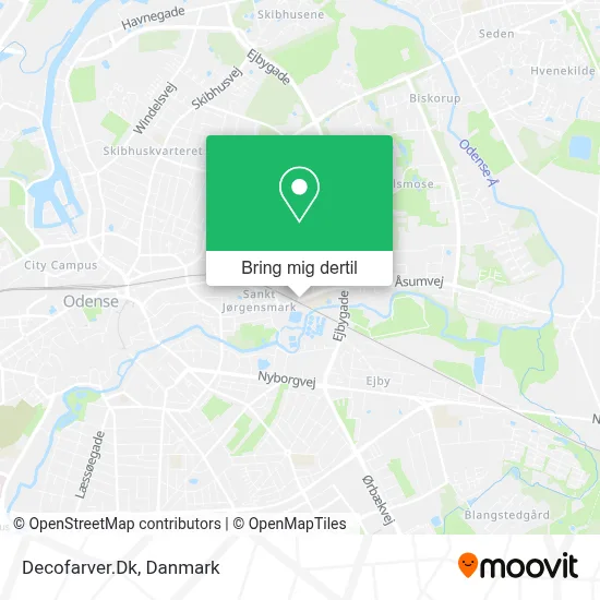 Decofarver.Dk kort