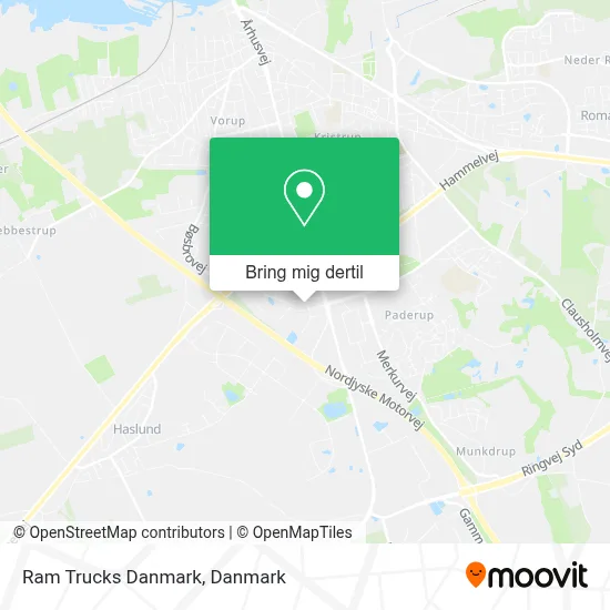 Ram Trucks Danmark kort