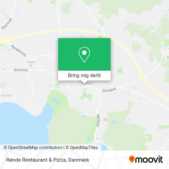 Rønde Restaurant & Pizza kort