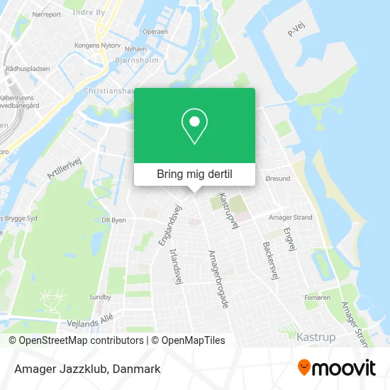 Amager Jazzklub kort