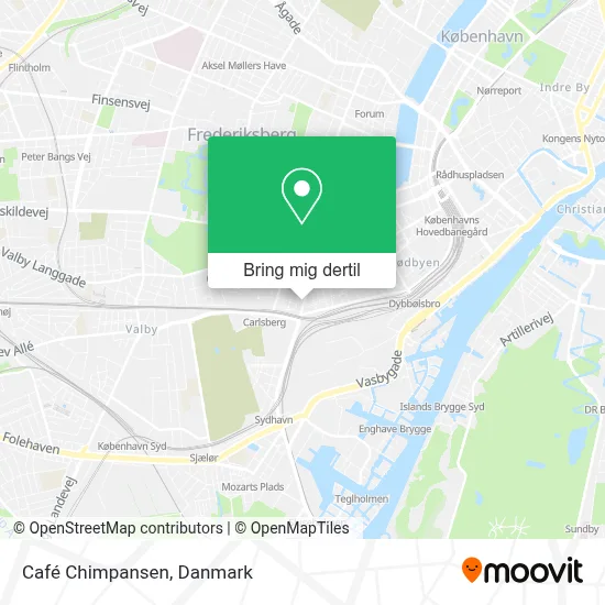 Café Chimpansen kort
