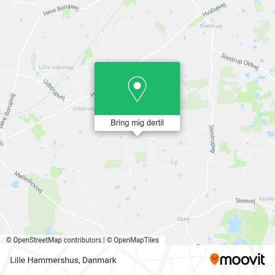 Lille Hammershus kort