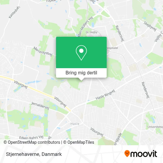 Stjernehaverne kort