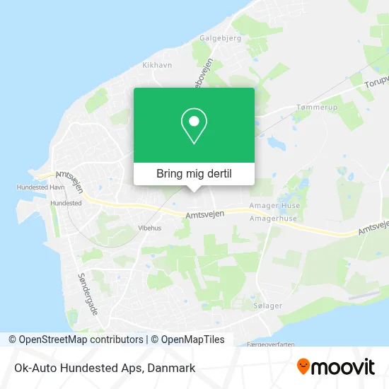 Ok-Auto Hundested Aps kort
