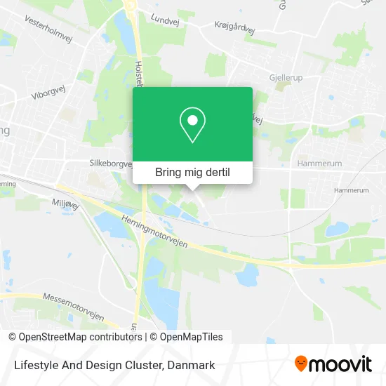 Lifestyle And Design Cluster kort