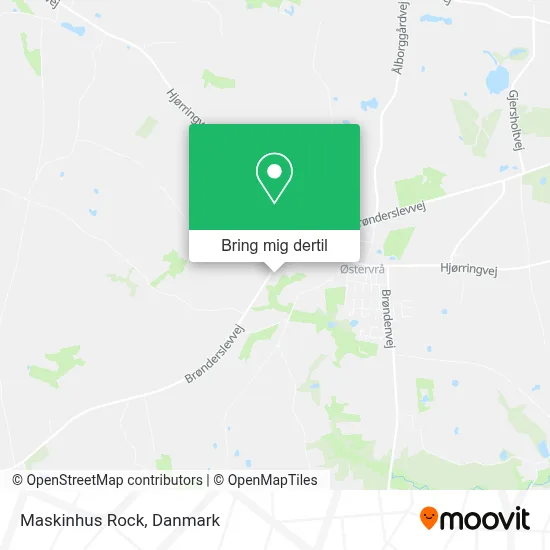 Maskinhus Rock kort