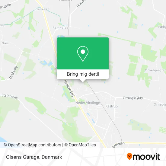 Olsens Garage kort