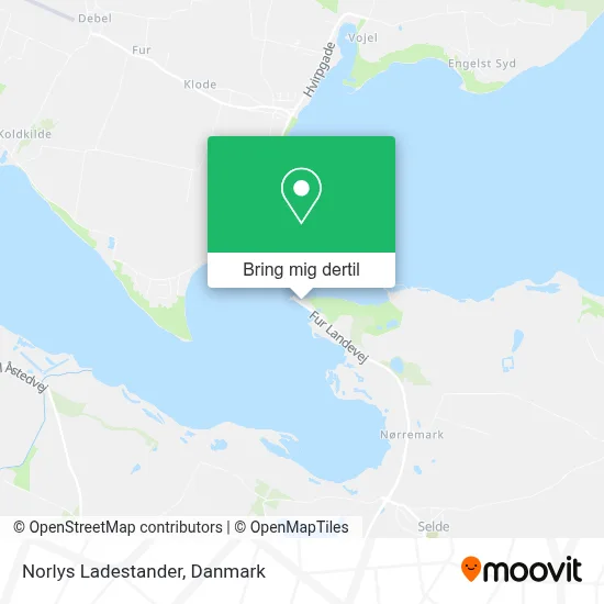 Norlys Ladestander kort