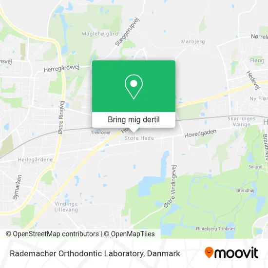 Rademacher Orthodontic Laboratory kort