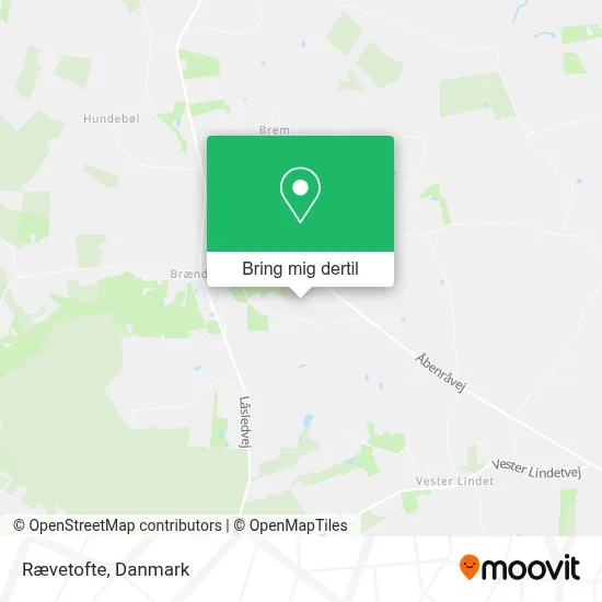 Rævetofte kort
