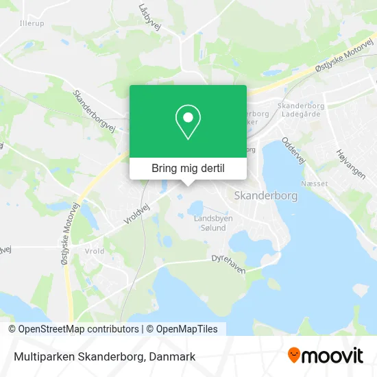 Multiparken Skanderborg kort