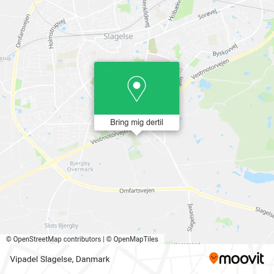 Vipadel Slagelse kort