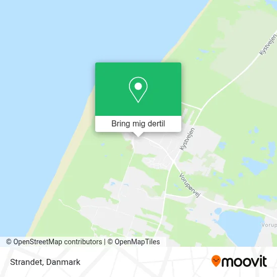 Strandet kort