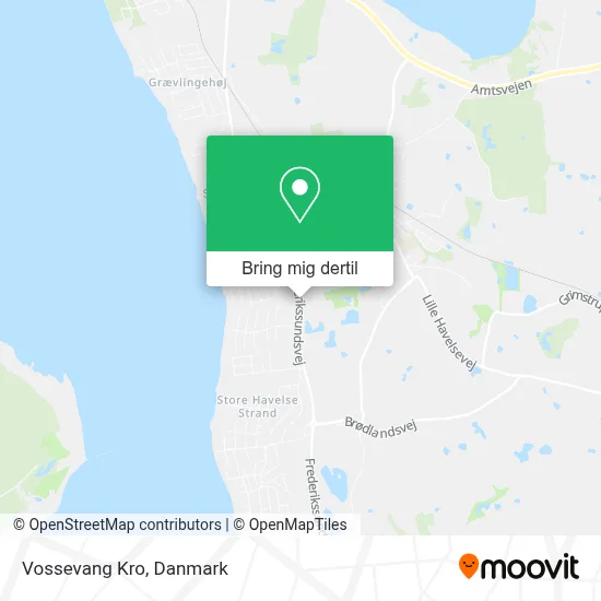 Vossevang Kro kort