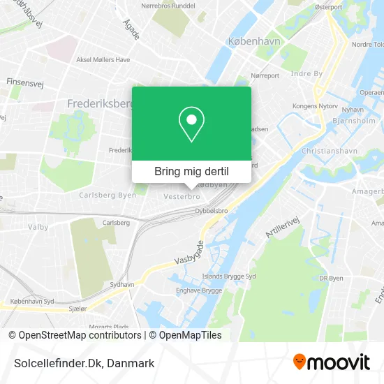 Solcellefinder.Dk kort
