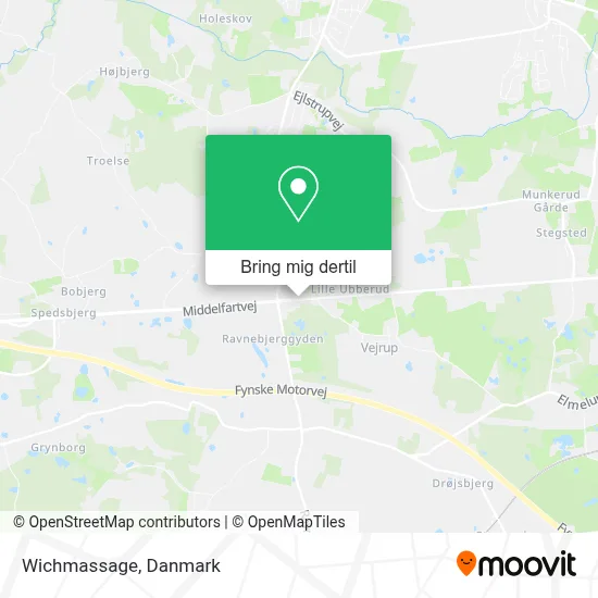 Wichmassage kort