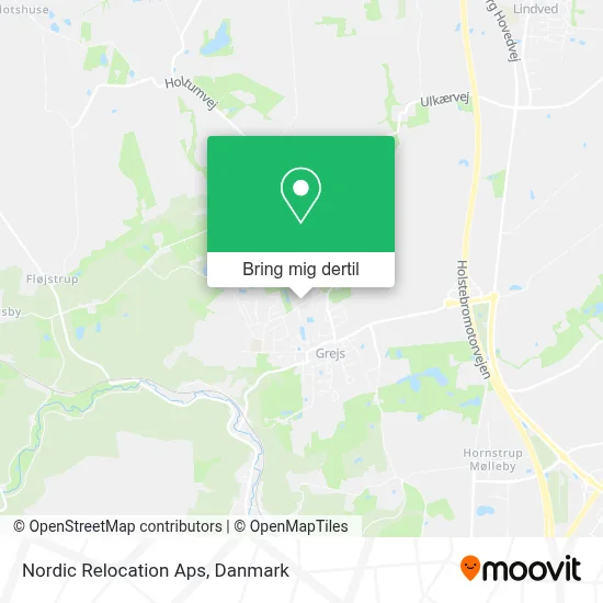 Nordic Relocation Aps kort