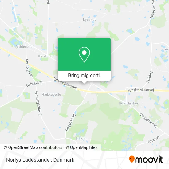 Norlys Ladestander kort