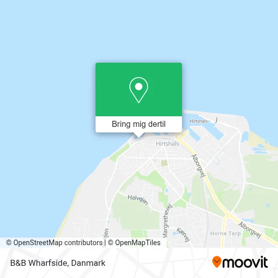 B&B Wharfside kort