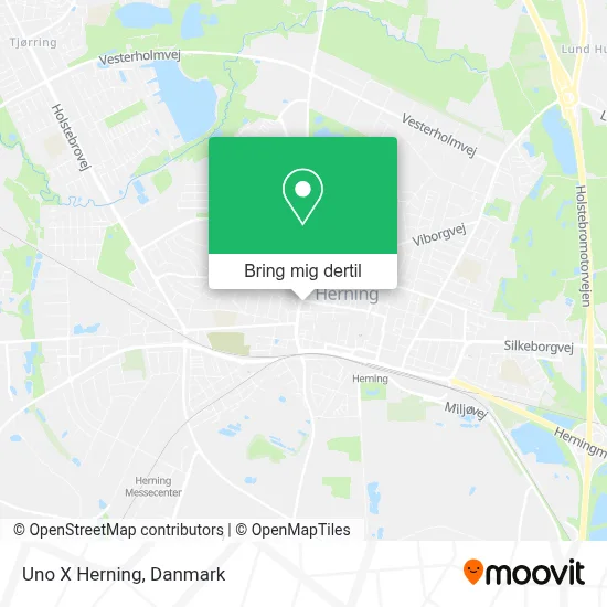 Uno X Herning kort