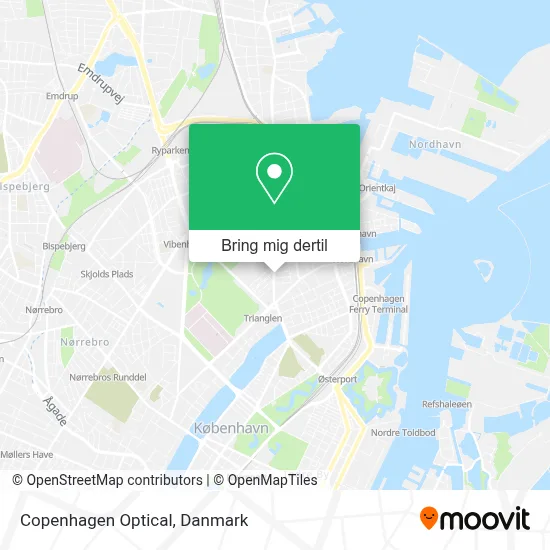 Copenhagen Optical kort