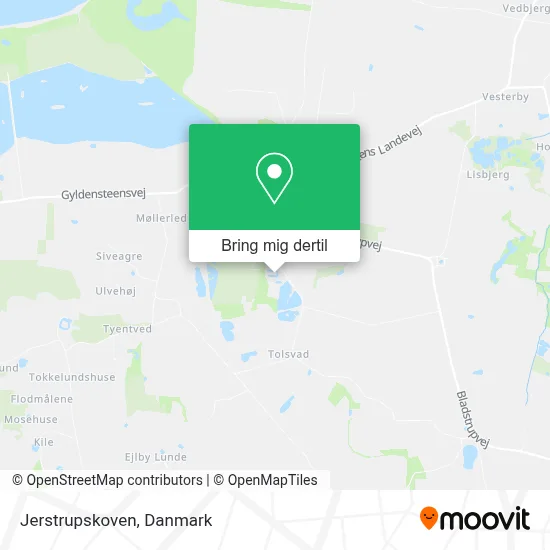 Jerstrupskoven kort