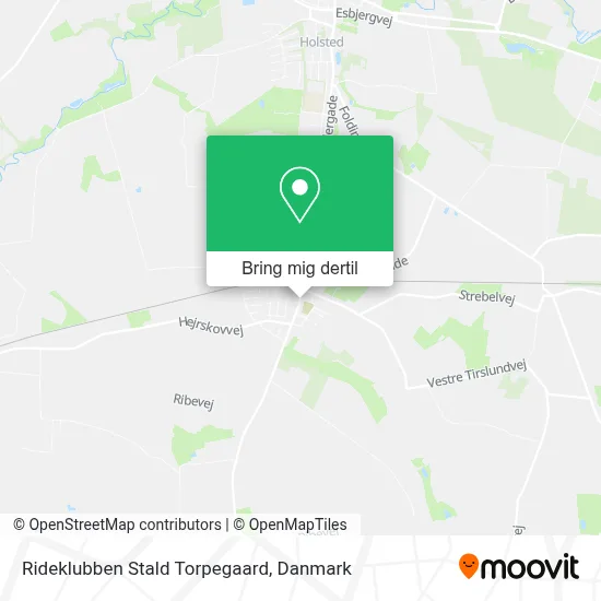 Rideklubben Stald Torpegaard kort