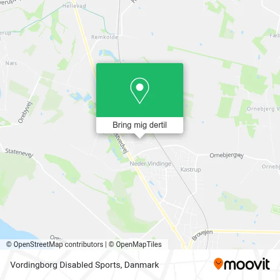 Vordingborg Disabled Sports kort