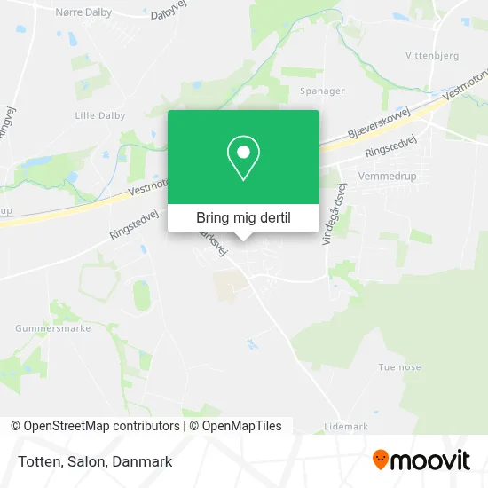 Totten, Salon kort