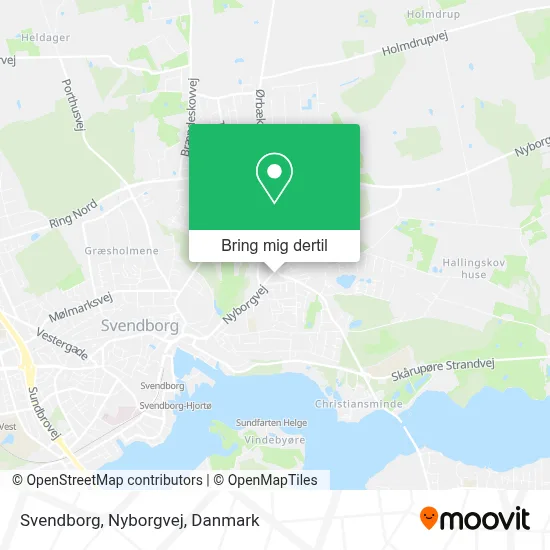 Svendborg, Nyborgvej kort