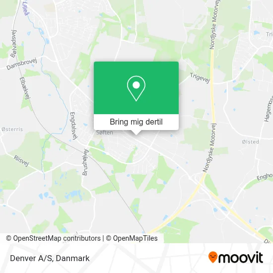 Denver A/S kort