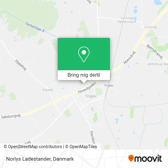 Norlys Ladestander kort