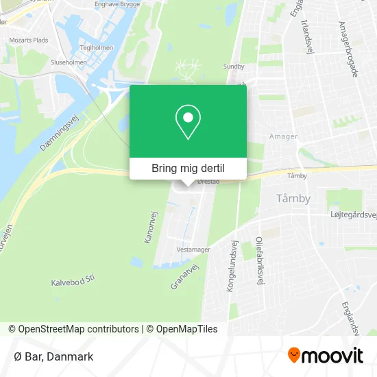 Ø Bar kort