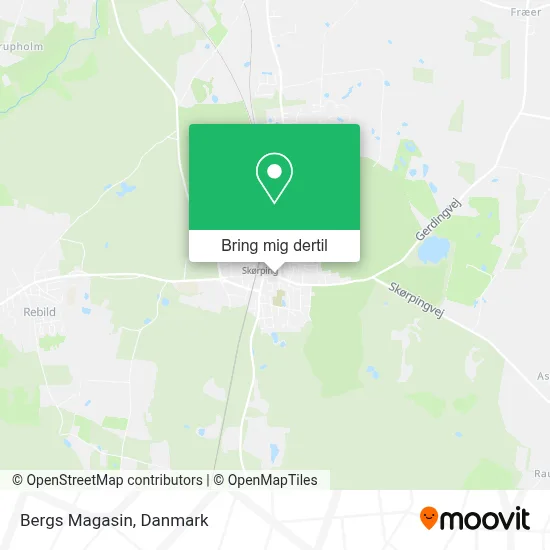 Bergs Magasin kort