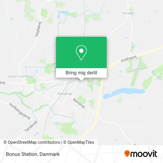 Bonus Station kort