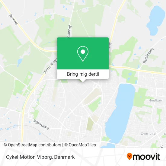 Cykel Motion Viborg kort