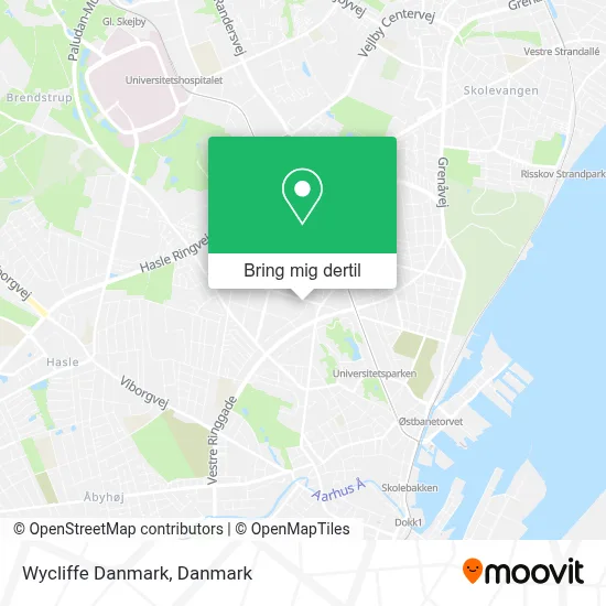 Wycliffe Danmark kort