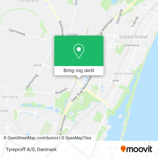Tyreproff A/S kort