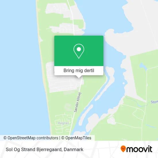 Sol Og Strand Bjerregaard kort