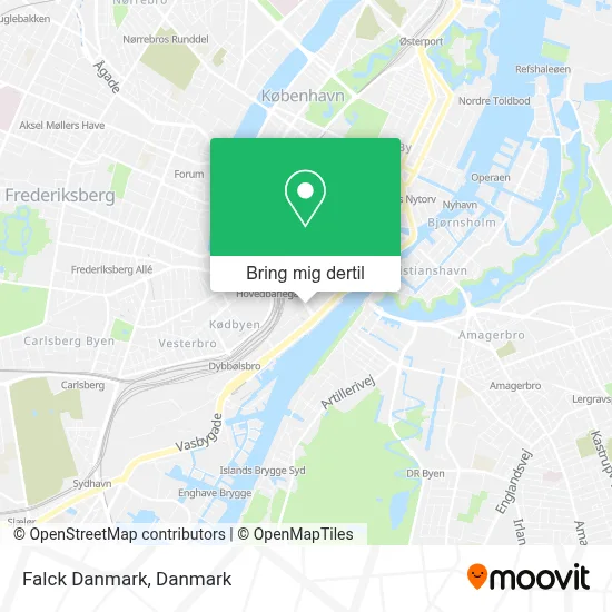 Falck Danmark kort