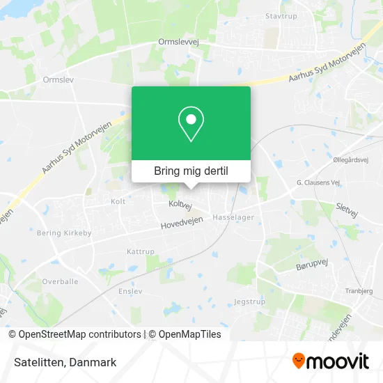 Satelitten kort